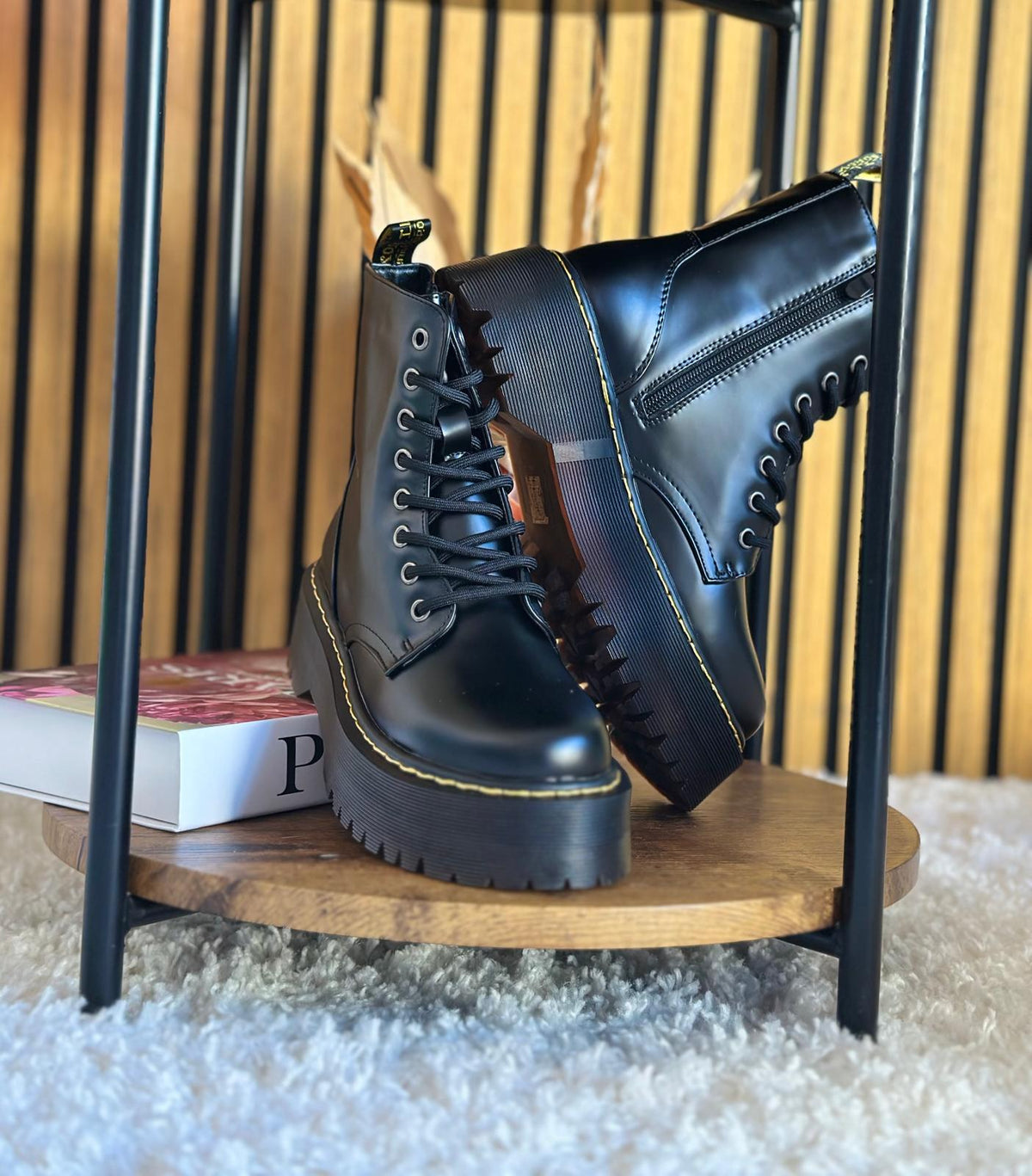 Anfibi DOTTOR- Neri platform