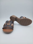Sandalo animalier tacco comodo
