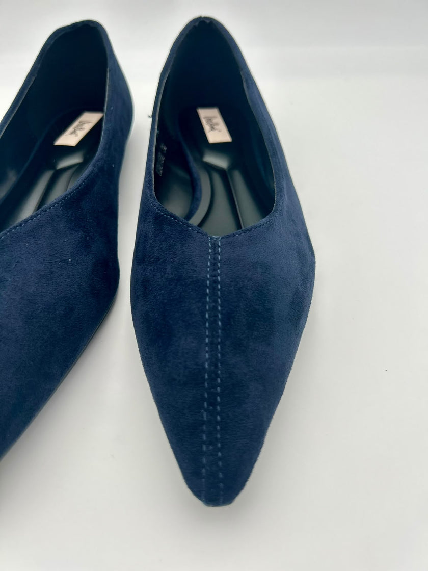 Ballerina a punta Blu Navy