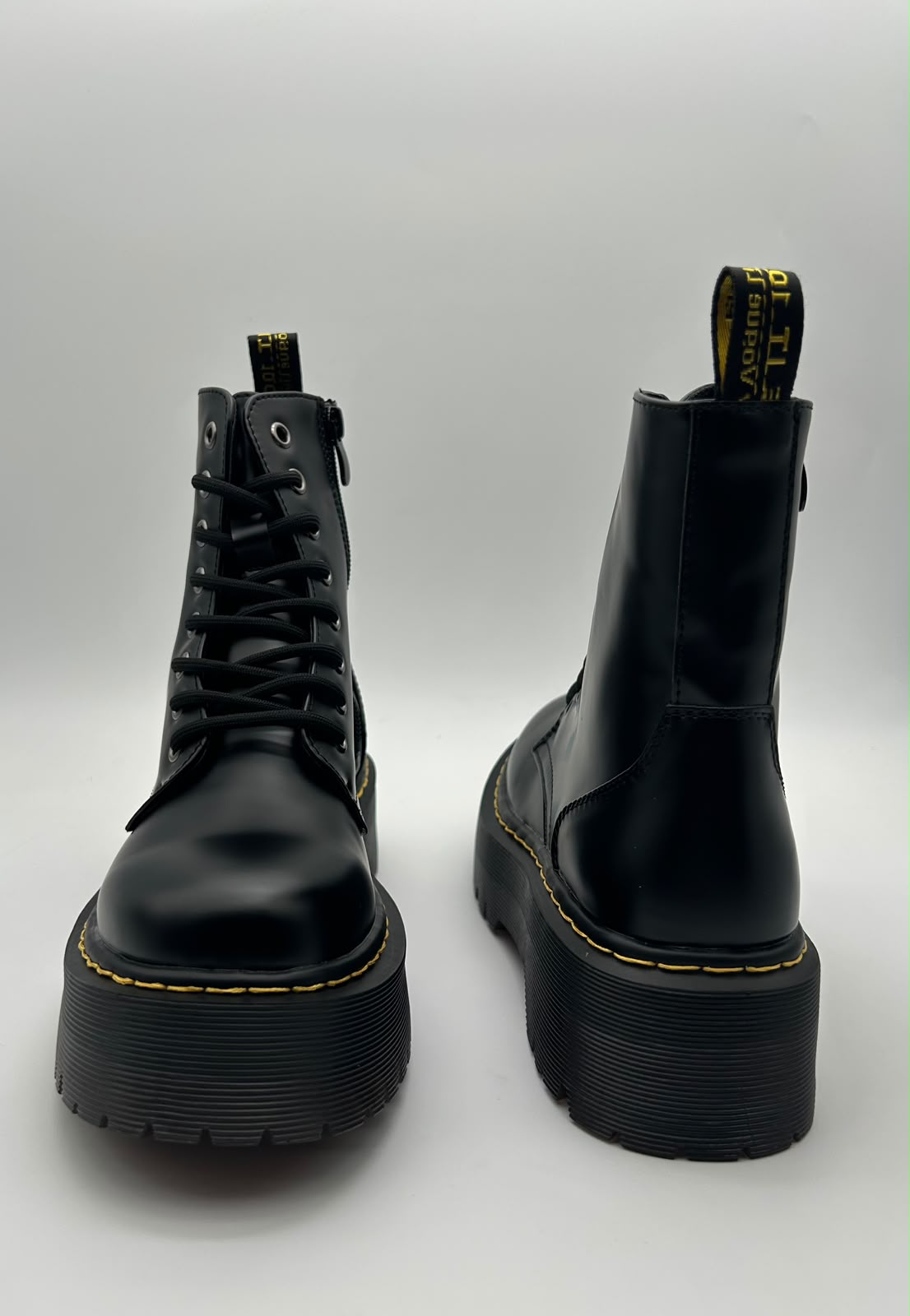 Anfibi DOTTOR- Neri platform
