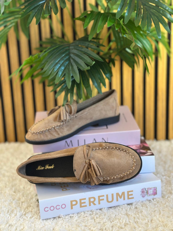 LOLA - mocassino cammello