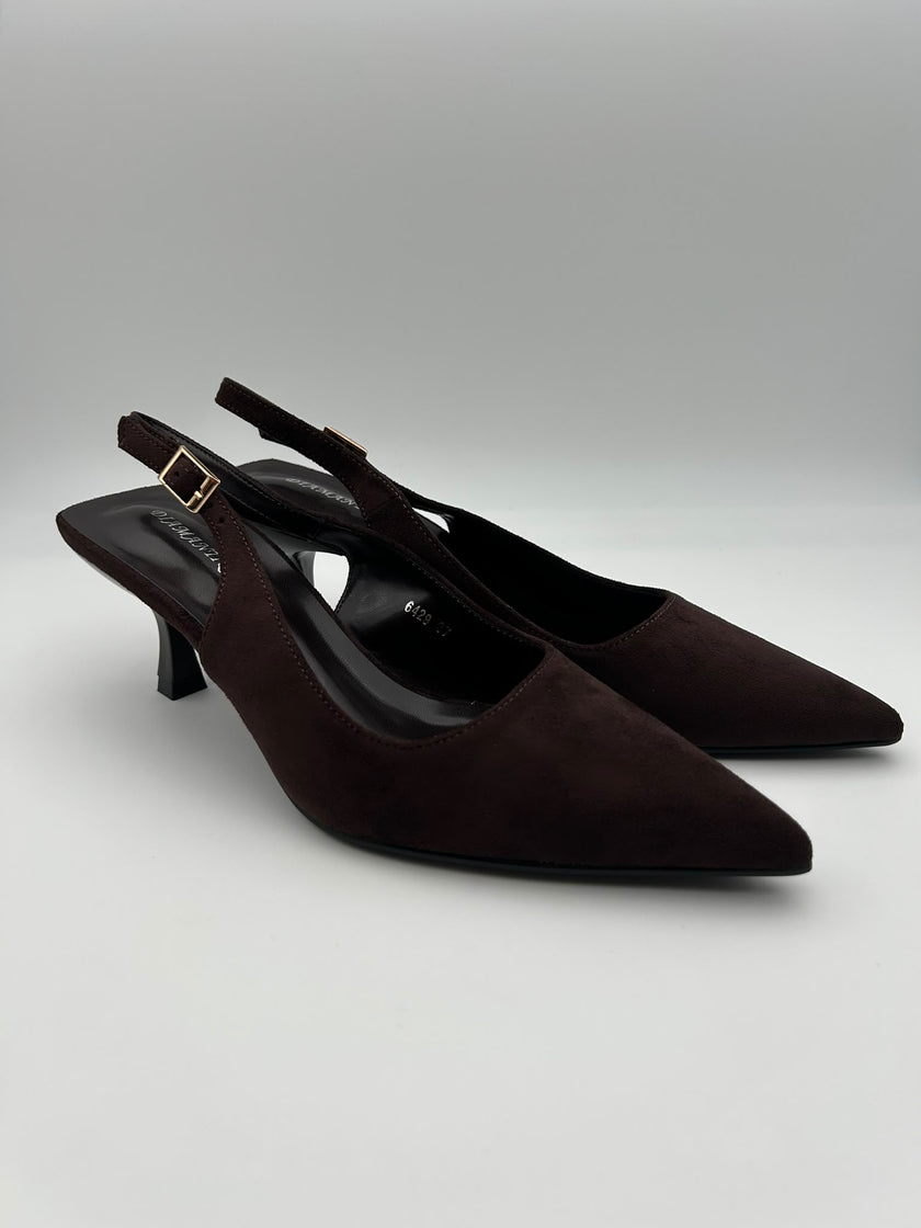 Slingback STELLA cioccolato