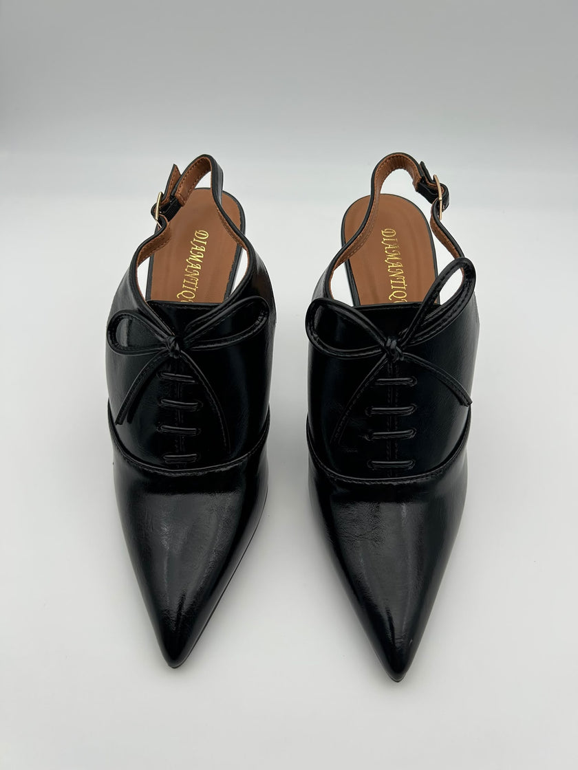 Slingback NOIR ELEGANCE