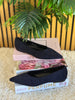 Ballerina a punta Blu Navy