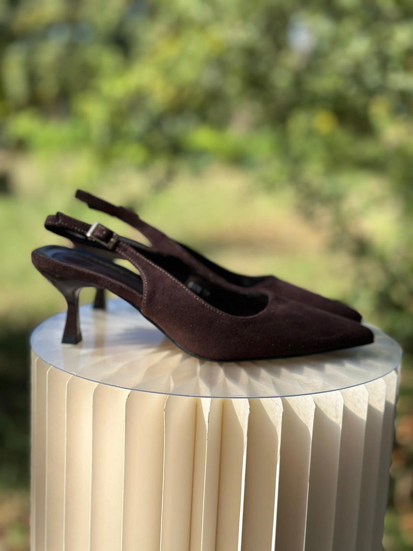 Slingback STELLA cioccolato