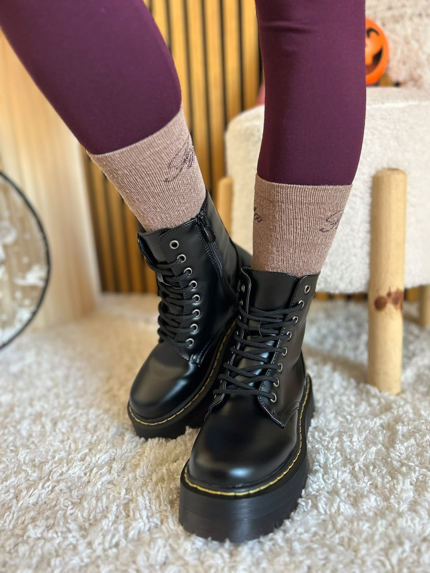 Anfibi DOTTOR- Neri platform