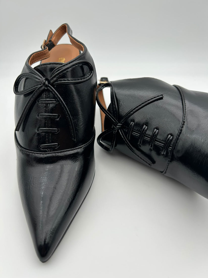 Slingback NOIR ELEGANCE