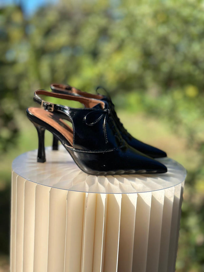 Slingback NOIR ELEGANCE